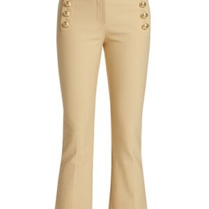 10 Crosby Derek Lam Cream Flare Pants
